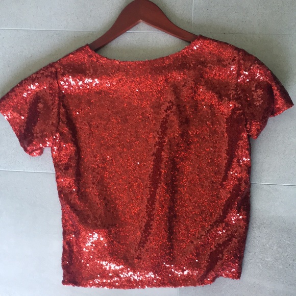 House of MuaMua red sequin top - Picture 10 of 10